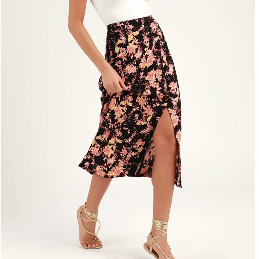 Free People midi skirt